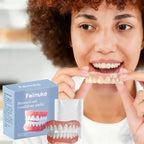 Temporary Silicone Cosmetic Dentures for Missing Teeth