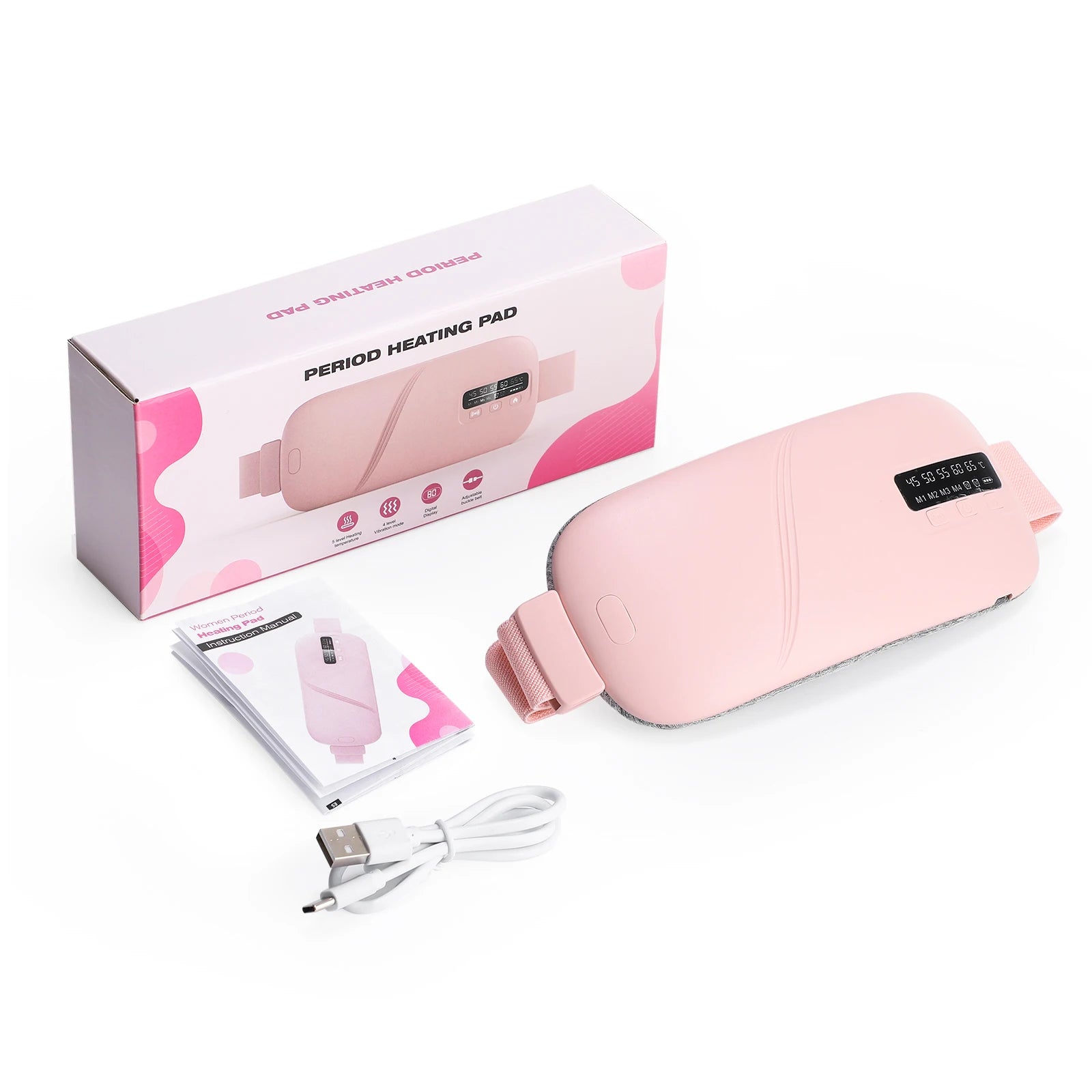 Portable Heated Massage Belt for Menstrual Cramps - 22