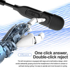 Bluetooth 5.3 Motorcycle Helmet Headset Waterproof Hands-Free Earphone