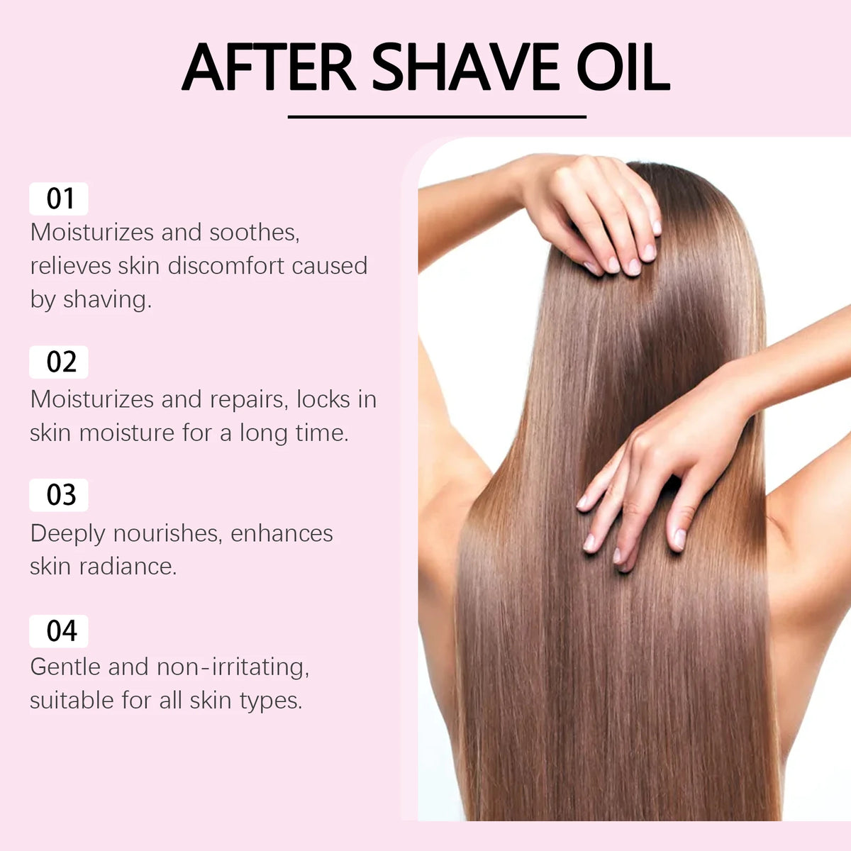 Soothing Strawberry After Shave Oil for Women