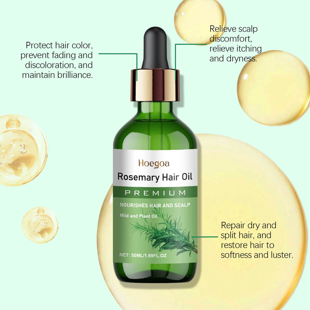 Rosemary Hair Growth Oil for Thinning Hair and Scalp Treatment