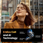 Adaptive Noise Cancelling Wireless Earbuds with LDAC Hi-Res Audio