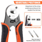 4-Way Indent Crimping Tool for 14-18AWG Deutsch Solid Contacts