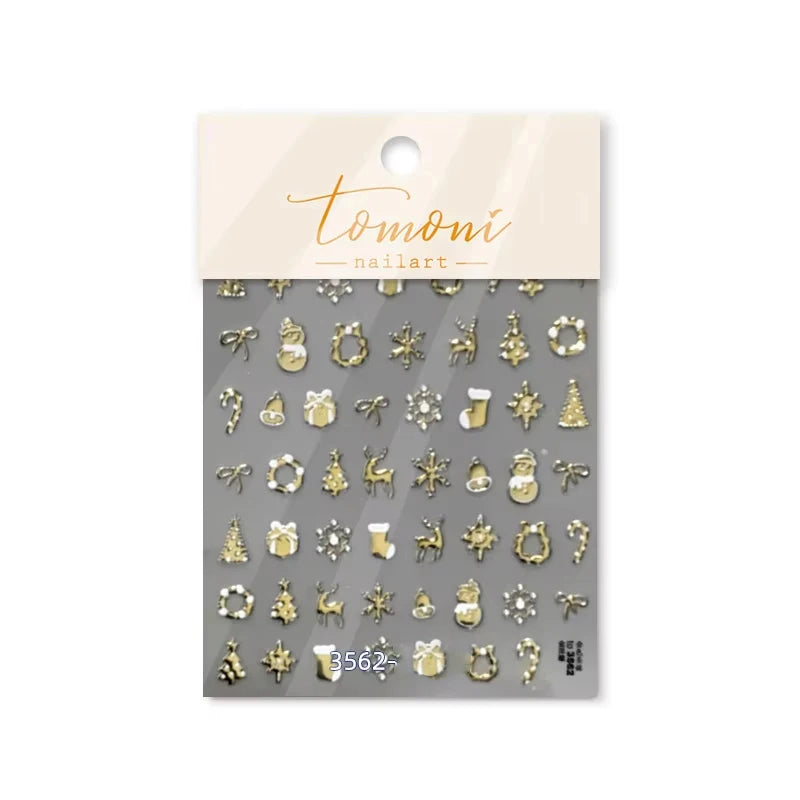 Christmas Cartoon Nail Art Decals