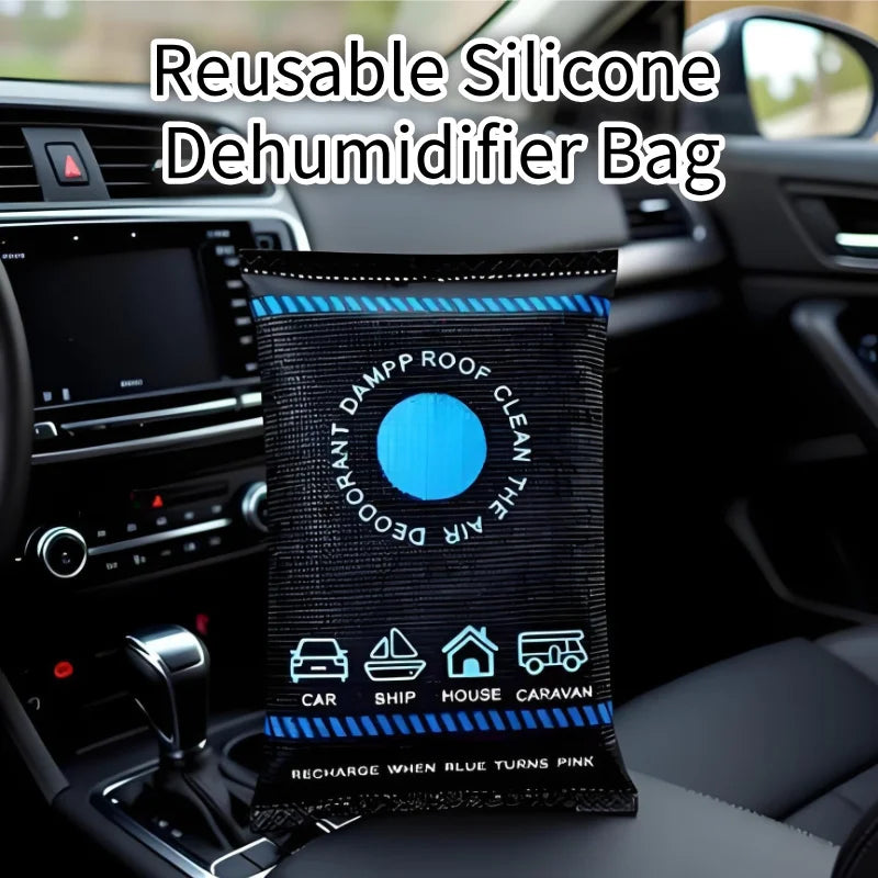100g Reusable Silica Gel Moisture Absorber Humidity Indicator Bag