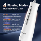 Portable Electric Water Flosser and Scalp Massager Set