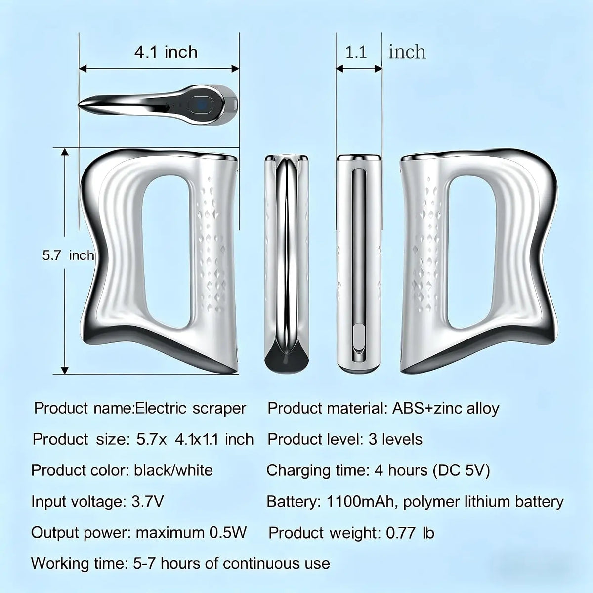 Electric Muscle Scraping and Gua Sha Massager Tool