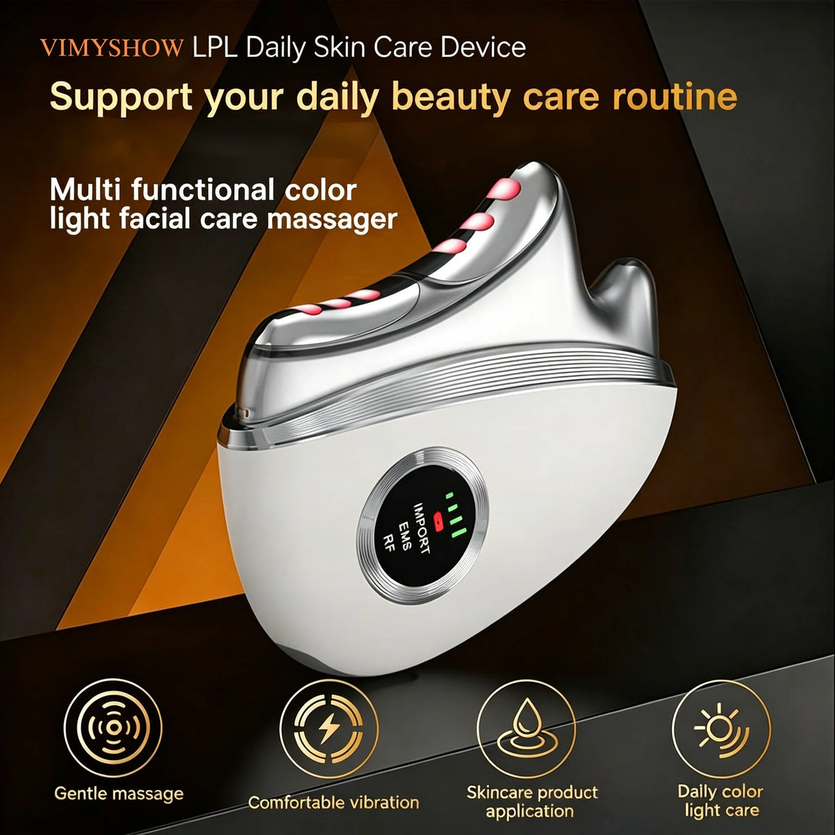 3-in-1 LED Facial and Neck Sculpting Massager