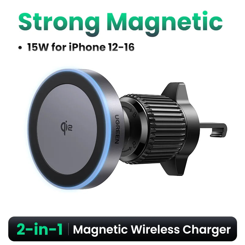 Magnetic Wireless Car Charger for iPhone