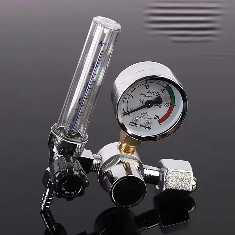 Argon CO2 Gas Pressure Regulator with Flow Meter for MIG TIG Welding - 3