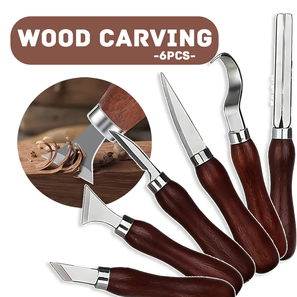 Professional Wood Carving and Whittling Chisel Set
