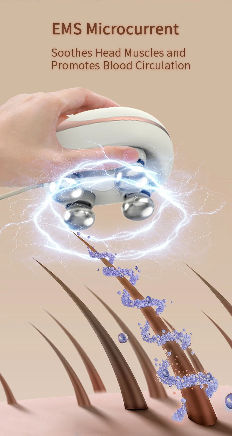 Cordless Electric Scalp and Body Massager