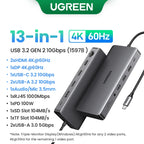 10-in-1 Dual HDMI USB-C Docking Station with 100W PD and 8K Support
