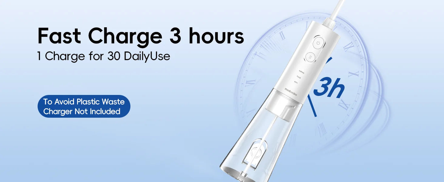 Portable Electric Water Flosser and Scalp Massager Set - 18