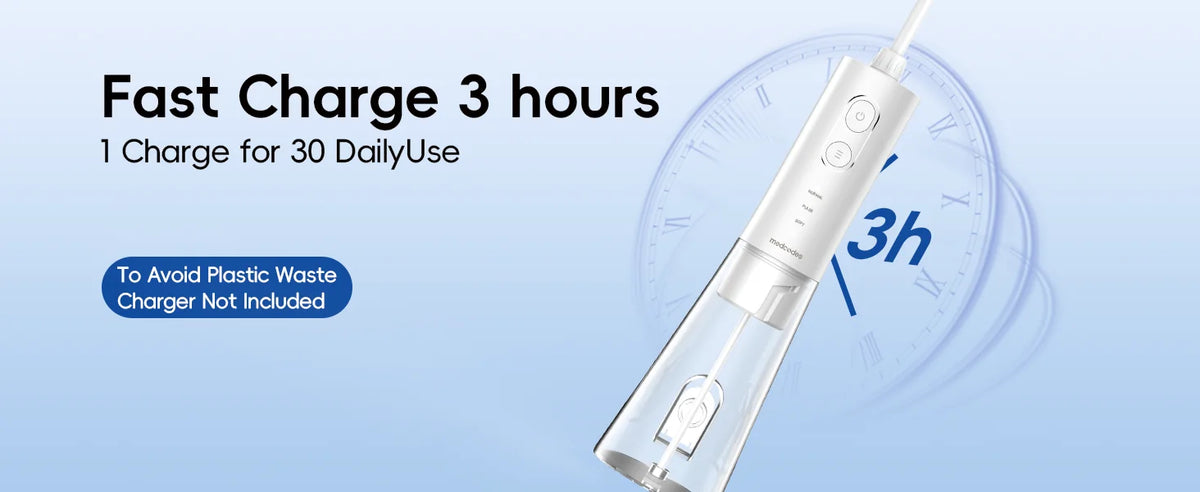 Portable Electric Water Flosser and Scalp Massager Set