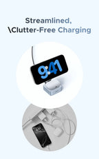 Qi2 2-in-1 Magnetic Wireless Charging Stand for Phones and Earbuds