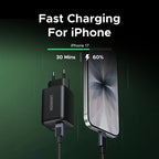 45W GaN Fast Wall Charger with 5 USB Ports