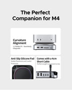 11-in-1 Docking Station with NVMe SSD Slot for Mac Mini M4