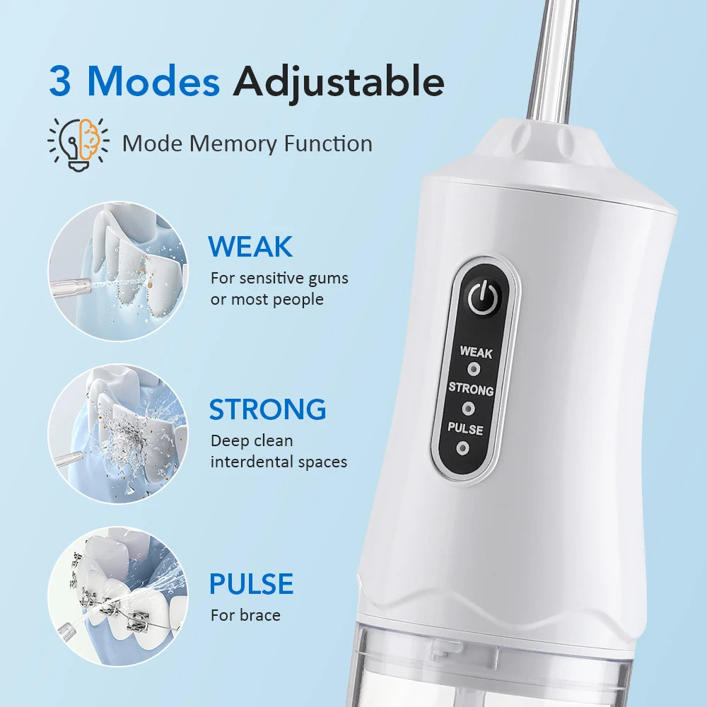 Portable Rechargeable Oral Irrigator Dental Water Flosser