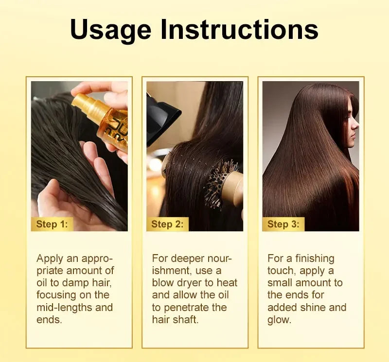 Amino Acid Revitalizing Hair Oil for Frizz Control and Shine - 23