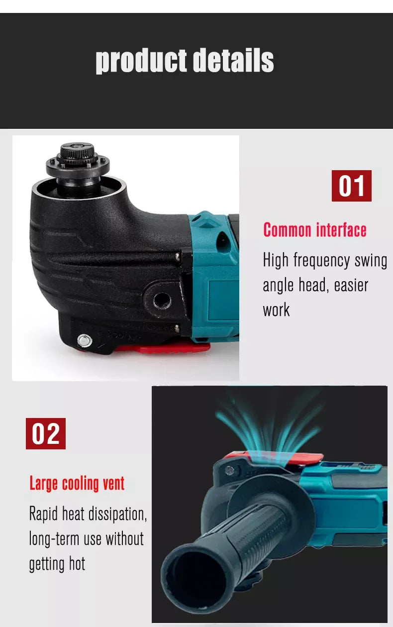 Cordless Oscillating Multi-Tool for Woodworking and Home DIY