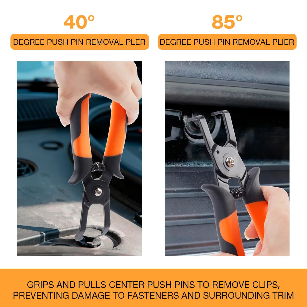 Automotive Push Pin and Plastic Anchor Removal Pliers Set