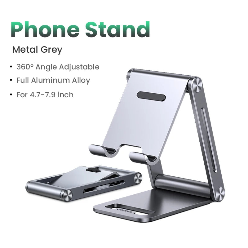 Adjustable Aluminum Desktop Tablet and Phone Stand - 30