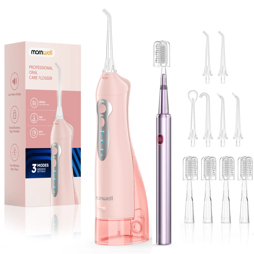 Portable Water Flosser and Electric Toothbrush Dental Care Set