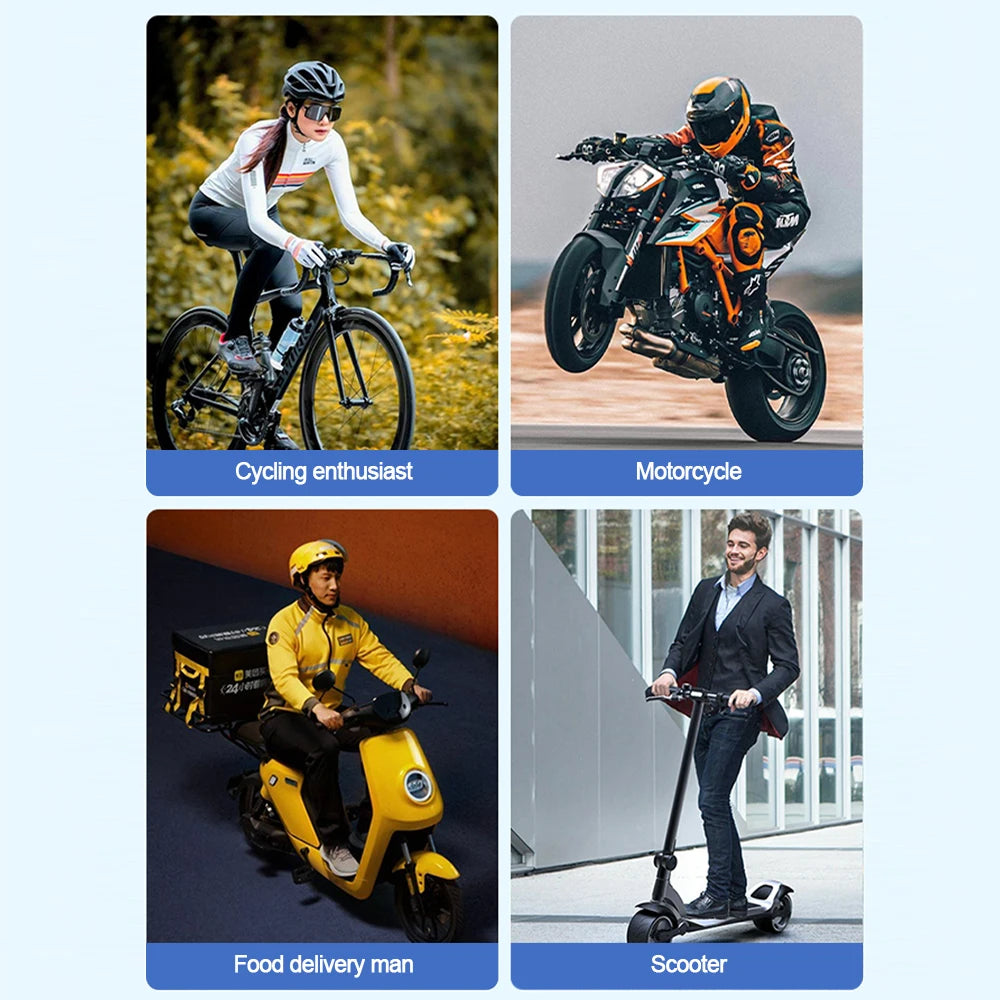 Bluetooth 5.3 Handlebar Media Remote for Motorcycles - 17