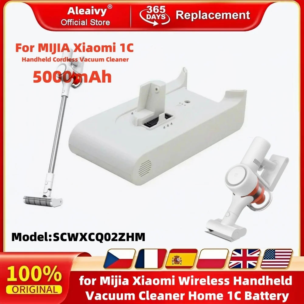 5000mAh Replacement Battery for Xiaomi MiJia 1C Cordless Vacuum - 2