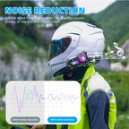X3 Bluetooth 6.0 Motorcycle Helmet Headset with RGB Light and IP67