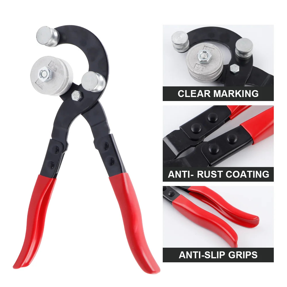 4-in-1 Manual Tube Bending Pliers for Brake and Fuel Lines - 11