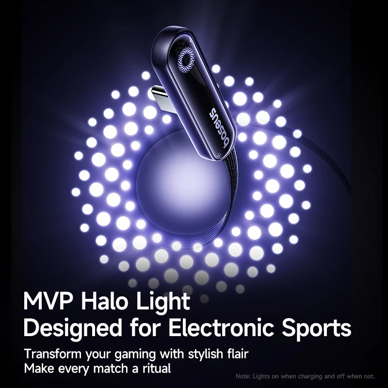 100W USB-C Right Angle Fast Charging Cable for Gaming - 3
