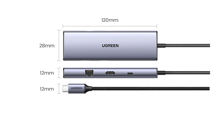 9-in-1 USB-C Hub with 4K 60Hz HDMI and 100W Power Delivery