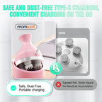 Portable Electric Water Flosser and Scalp Massager Set
