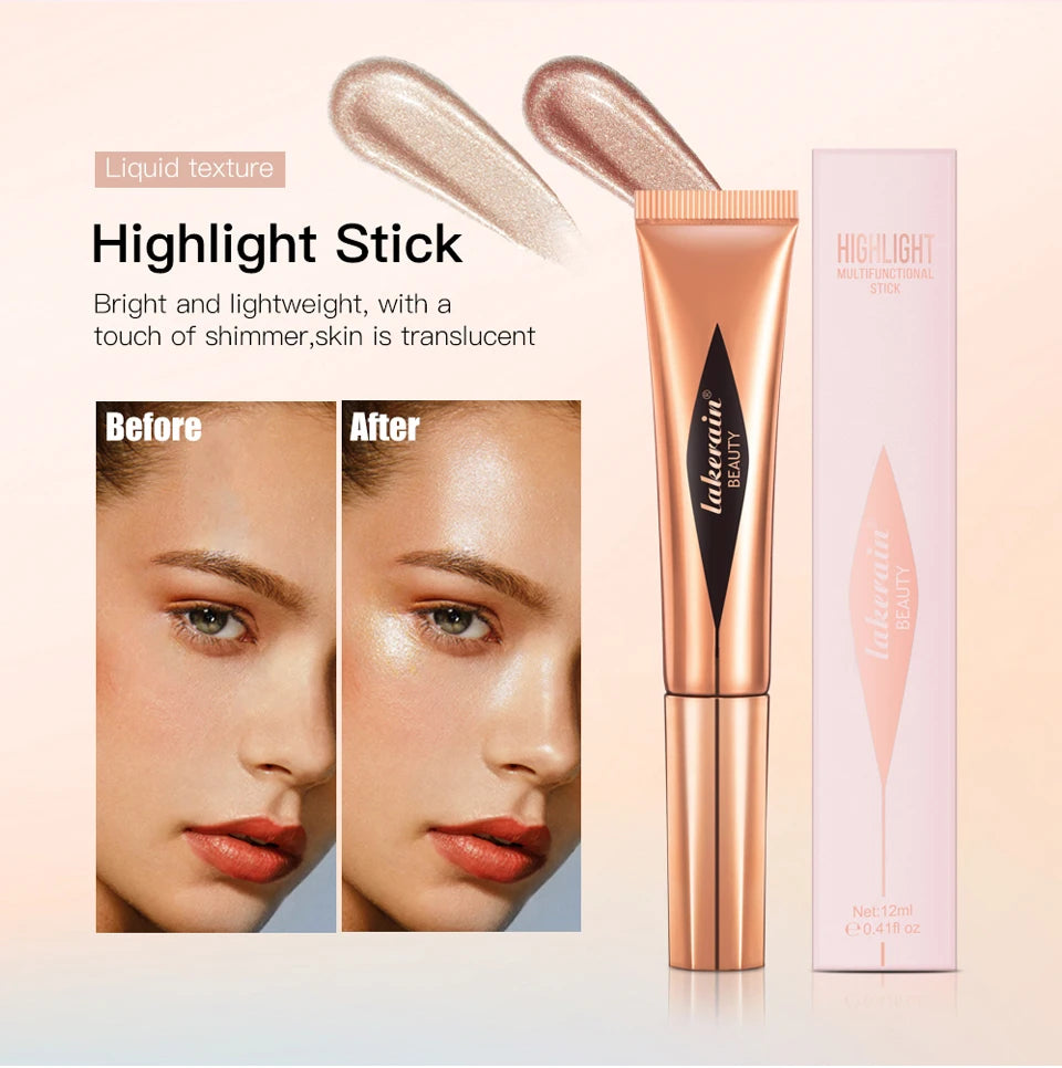 Liquid Contour, Blush and Highlighter Wand with Cushion Applicator