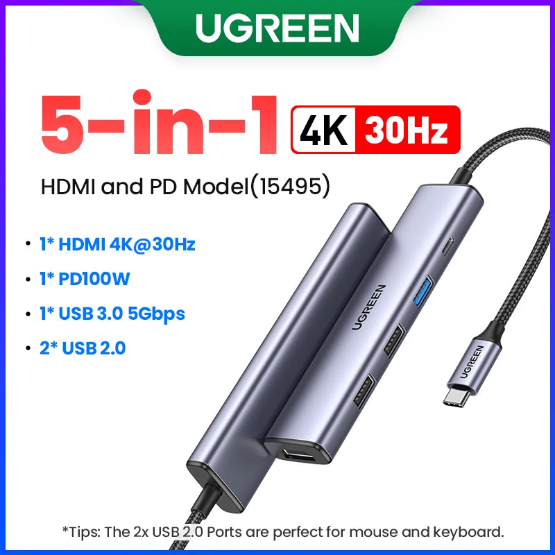 10-in-1 Dual HDMI USB-C Docking Station with 100W PD and 8K Support