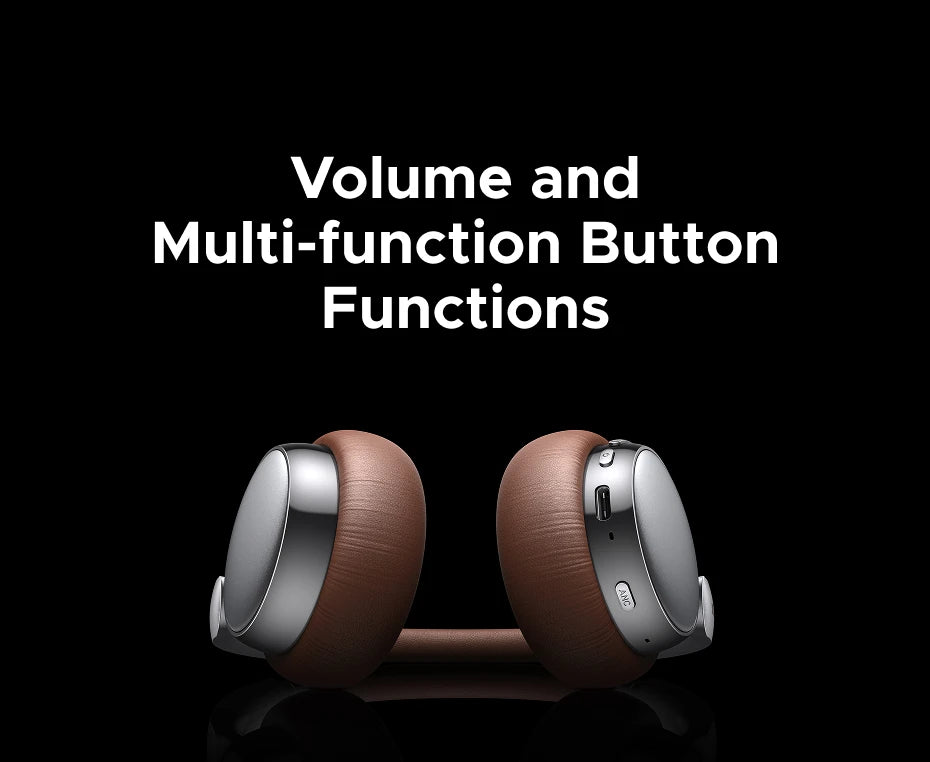 Active Noise Cancelling Wireless Bluetooth Over-Ear Headphones - 21