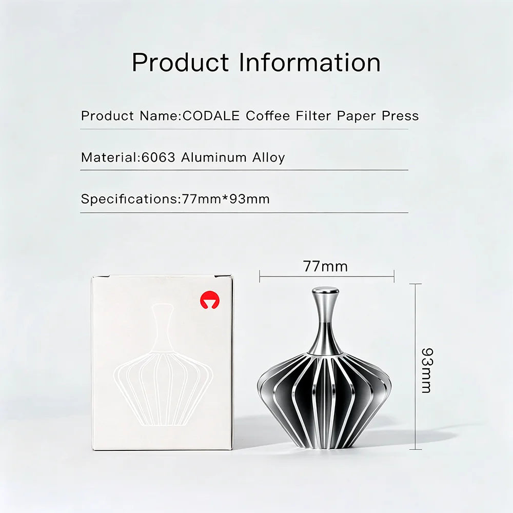 Hand Brew Coffee Filter Paper Shaping Press