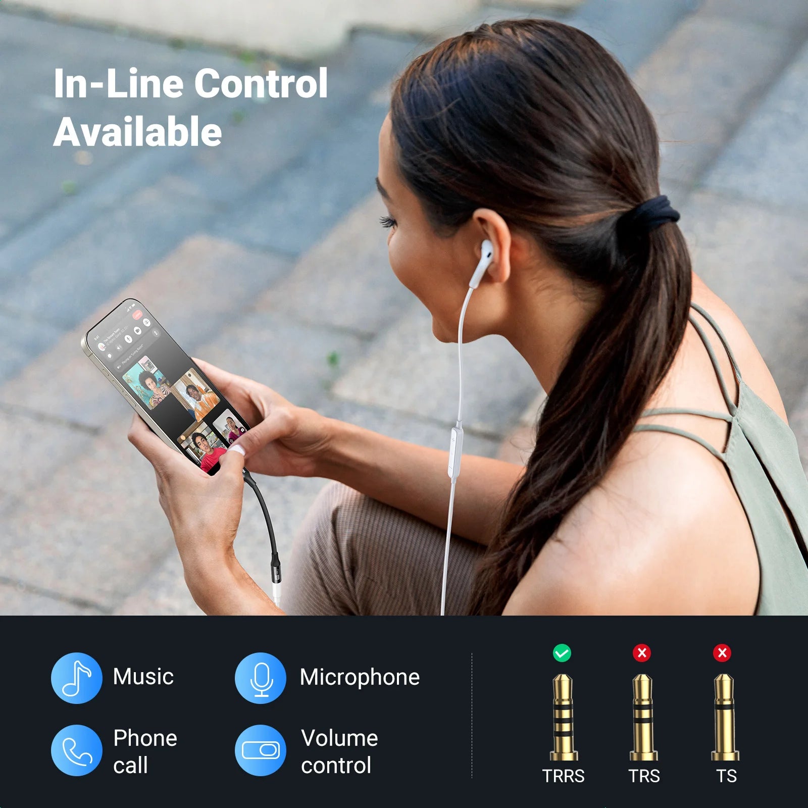 USB-C to 3.5mm AUX Adapter with Hi-Res DAC Audio Converter - 4
