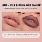 2-in-1 Dual Ended Lip Contour Liner and Hydrating Matte Gloss