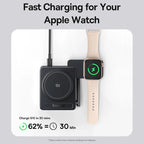 3-in-1 Foldable Magnetic Wireless Charging Station for Apple Devices