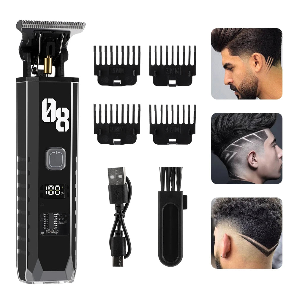 Professional Cordless Hair Trimmer and Grooming Clipper - 1