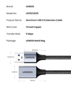 USB 3.0 Male to Female Extension Cable 5Gbps
