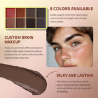 8-Color Cream Blush and Highlighter Makeup Palette