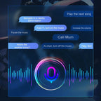 Bluetooth 6.0 Motorcycle Helmet Intercom Headset