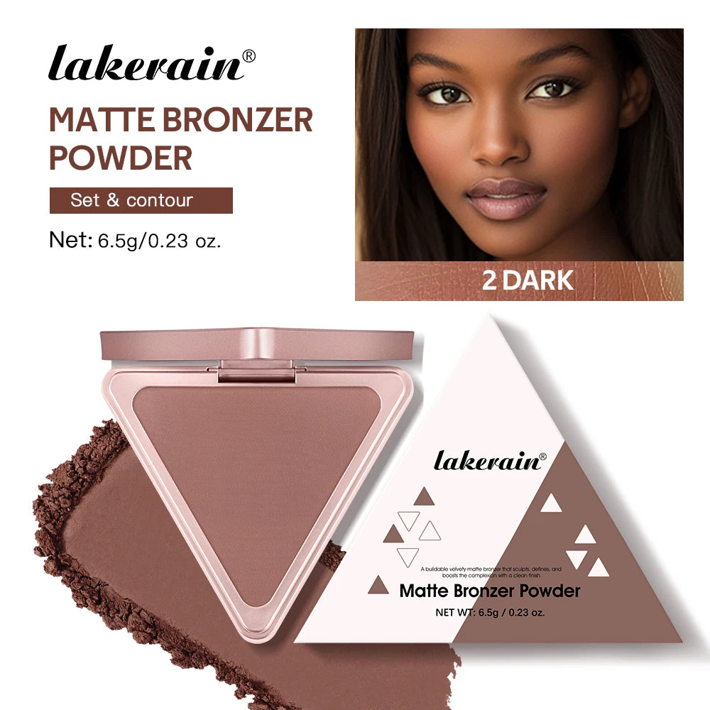 Matte Bronzer Powder for Face Contouring