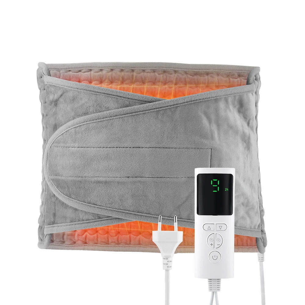 Electric Heating Pad with Waist Belt for Pain Relief and Warmth - 1