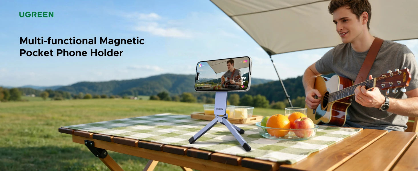 Magnetic Tripod Stand for Smartphones with MagSafe - 7