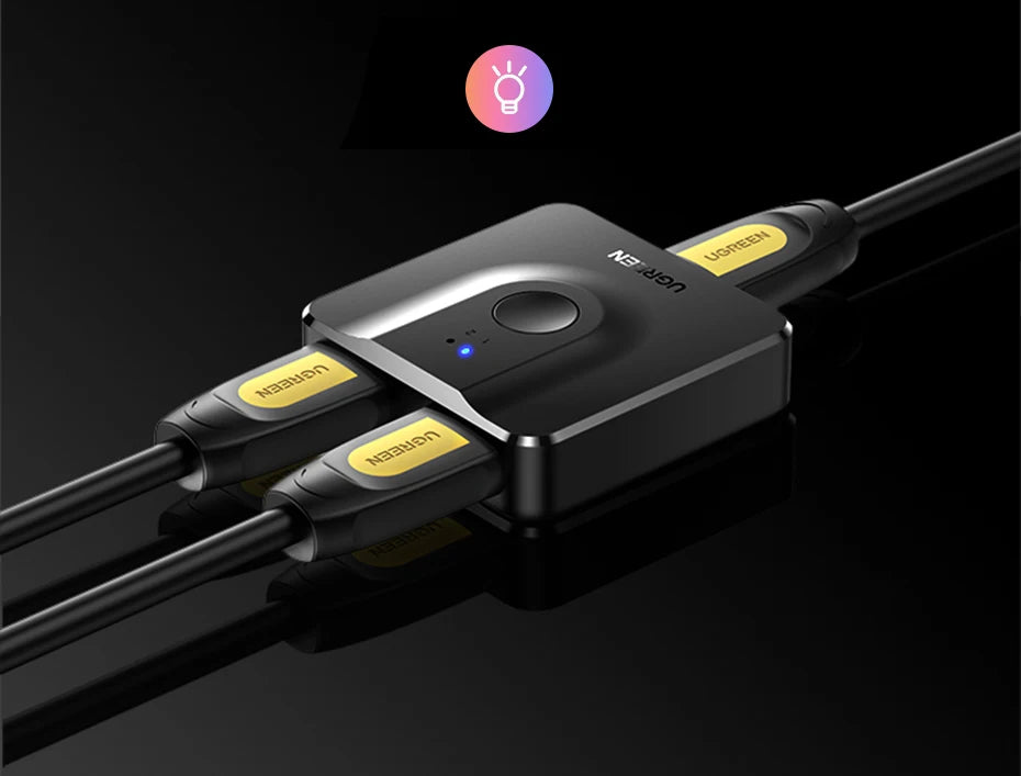 4K 60Hz Bi-Directional HDMI Switcher for Monitors and Gaming Consoles - 22